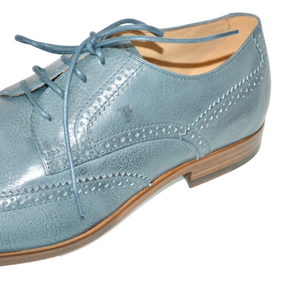 NIB AUTHENTIC TOD\'S DERBY LACE UP LEATHER  SHOES main image 6